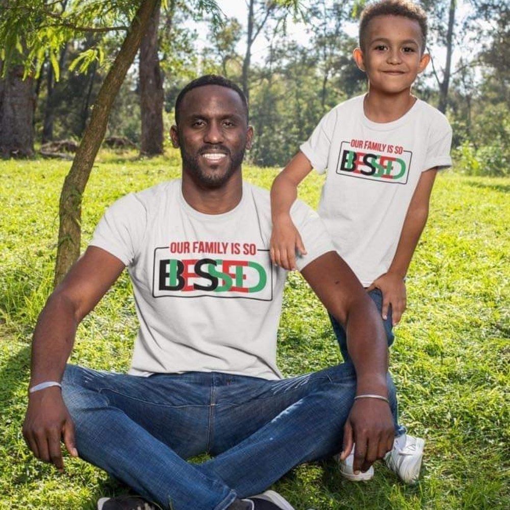 Our Family is So‎ Blessed Kids Tee